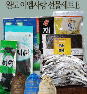 완도 이엠사랑 선물세트 E - 대멸치,파래자반,다시마,재래돌김(50매),구이김,미역